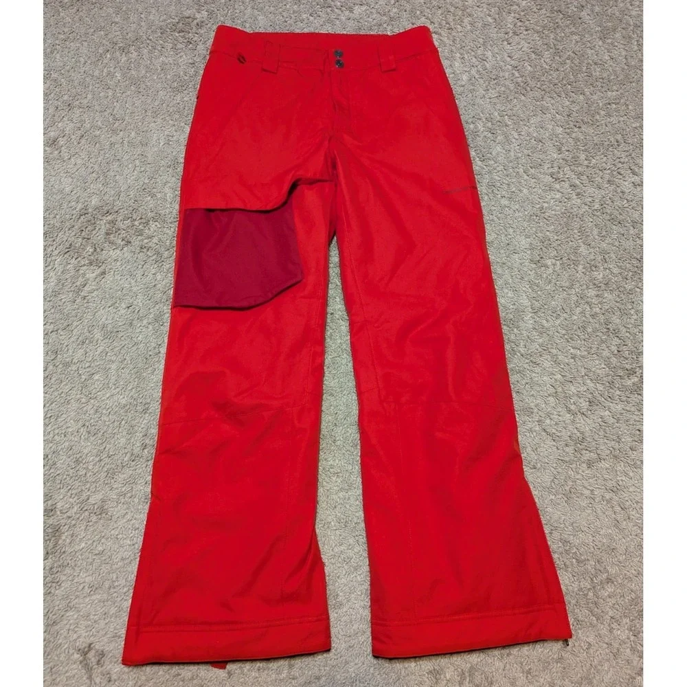 Obermeyer Brisk Ski Snowboard Pants Youth Teen Sz XL 18 Winter Sports Orange